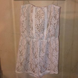 Strapless Romper